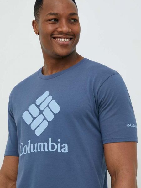 Sportska majica kratki rukavi Columbia plava