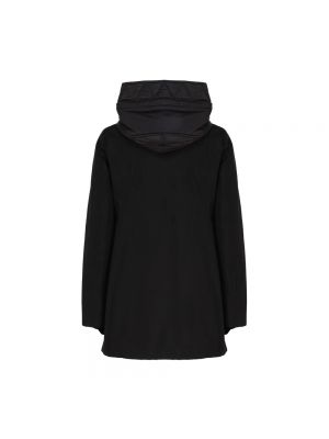 Abrigo de invierno con capucha manga larga Fay negro