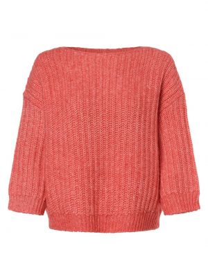 Dzianinowy sweter z alpaki Opus pomarańczowy