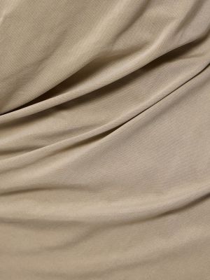 Mini-abito in jersey Jacquemus beige