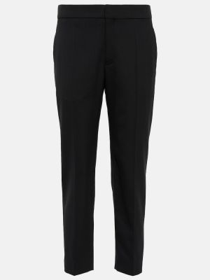 Pantalones culotte de lana Chloé negro