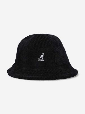 Velurový klobouk Kangol černý
