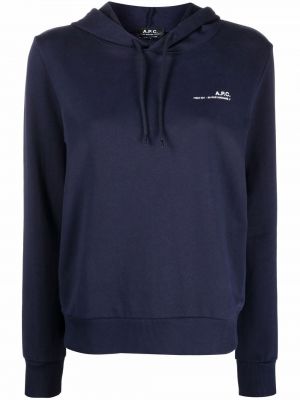 Hoodie A.p.c. blå