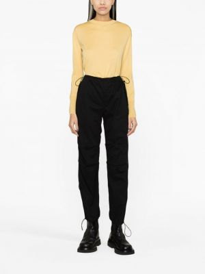 Sweter wełniany Herno żółty