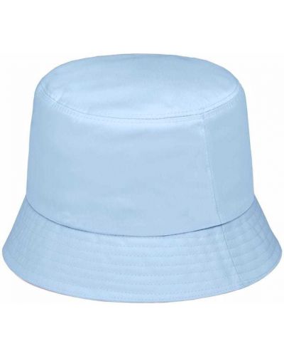 Nylonowy kapelusz Prada niebieski