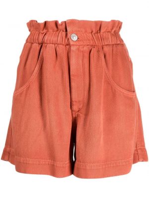 Shorts di jeans Marant étoile arancione
