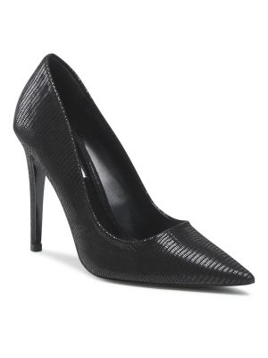 Полуотворени обувки с ток Dune London черно