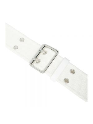 Cinturón de algodón Mm6 Maison Margiela blanco