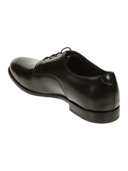 Zapatos derby con cordones de cuero elegantes Corvari negro