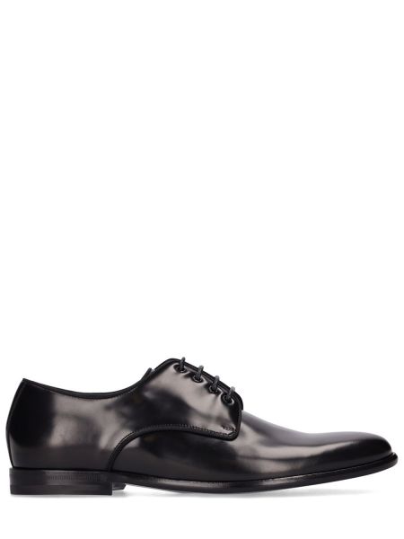 Zapatos derby de cuero Dolce & Gabbana negro