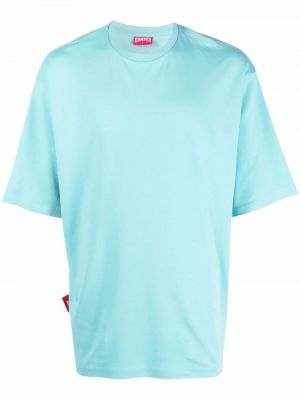 T-shirt à imprimé avec manches courtes Camper bleu