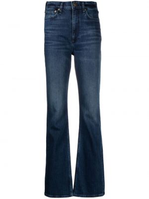 Bootcut džínsy s vysokým pásom Rag & Bone modrá