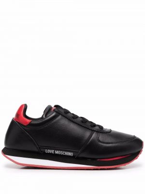 Sneakers με κορδόνια με δαντέλα Love Moschino