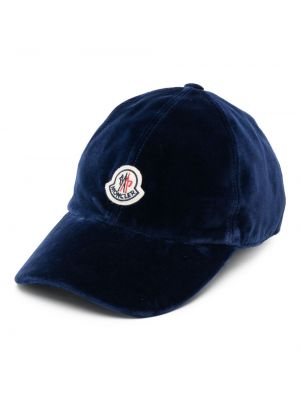 Puuvillased nokamüts Moncler sinine