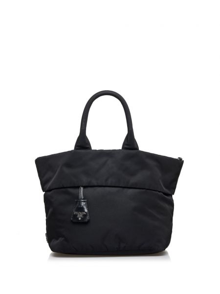 Двустранни чанта Prada Pre-owned черно