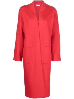 Kašmírový vlněný kabát Philo-sofie červený