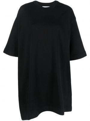 Oversized bavlnené tričko Christian Wijnants čierna