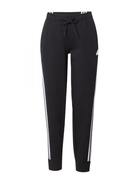 Pantalon de sport à rayures Adidas Sportswear noir