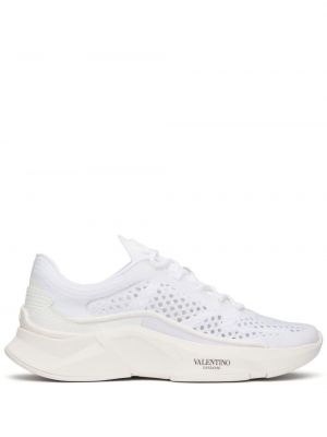 Sneakers από διχτυωτό Valentino Garavani λευκό