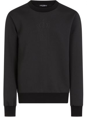 Jacquard sweatshirt Dolce & Gabbana svart