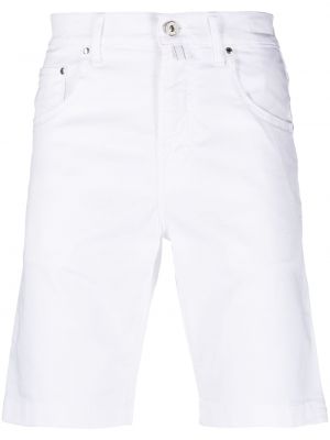 Shorts en jean avec poches Jacob Cohën blanc