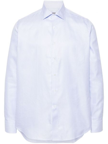 Žakárová bavlnená košeľa Canali