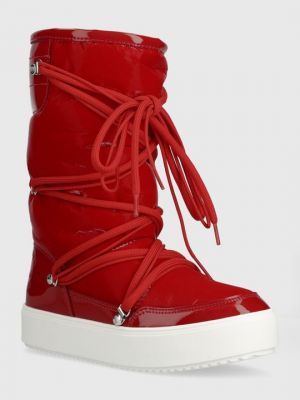 Зимние ботинки Chiara Ferragni красные