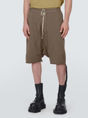 Shorts en coton Drkshdw By Rick Owens beige