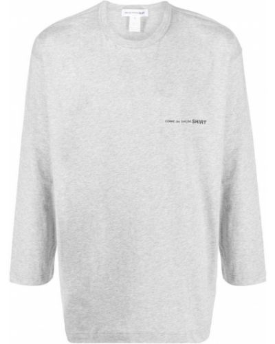 Raštuotas marškinėliai Comme Des Garçons Shirt pilka