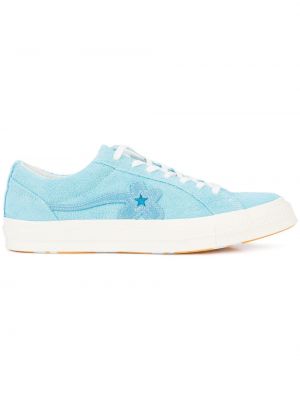 Sneakerși cu stele Converse One Star albastru