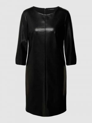 Sukienka mini skórzana Comma czarna