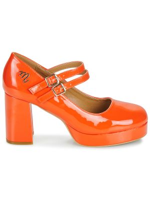 Balerina cipők Moony Mood narancsszínű