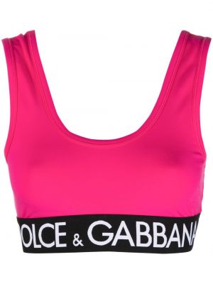 Crop top Dolce & Gabbana rosa