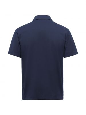 Siuvinėtas polo marškinėliai Prada mėlyna