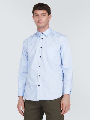 Bavlnená košeľa Gr10k modrá