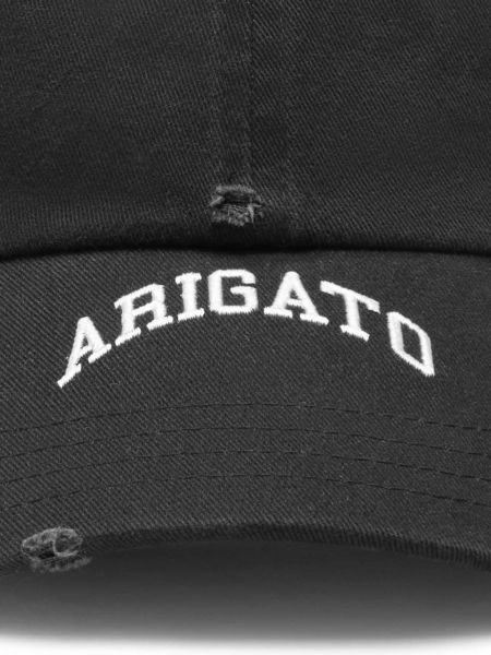 Distressed cap aus baumwoll Axel Arigato schwarz