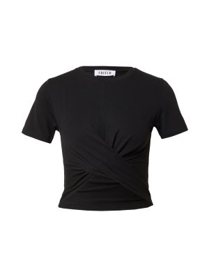 Tricou cu croială ajustată Edited negru