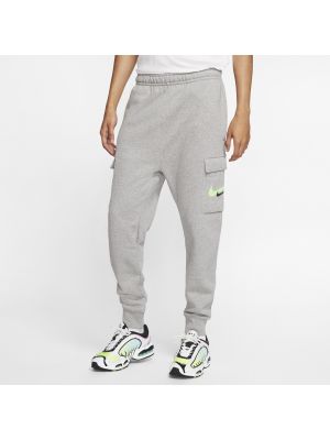 Spodnie sportowe z nadrukiem Nike szare