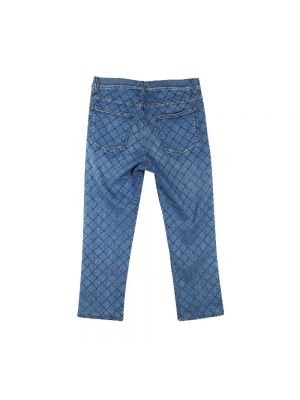 Pikowane jeansy Chanel Vintage niebieskie