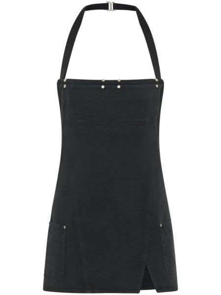 Bavlnené mini šaty Dion Lee čierna