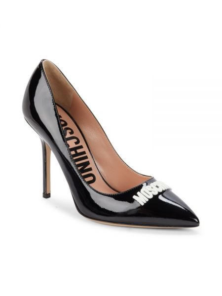 Лаковые туфли Moschino Couture черные