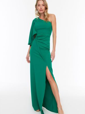 Večernja haljina Trendyol zelena