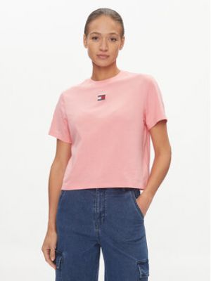 T-shirt Tommy Jeans rose