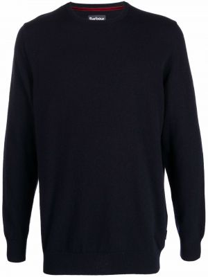 Pullover mit rundem ausschnitt Barbour blau