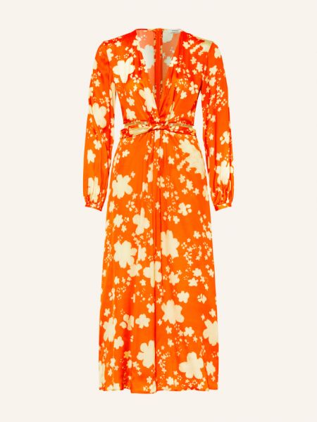 Платье с вырезами Ottod'Ame оранжевый