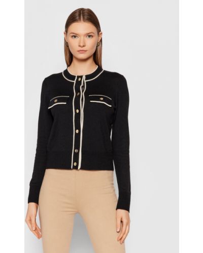 Elisabetta Franchi Kardigan MK-31S-16E2-V290 Černá Slim Fit