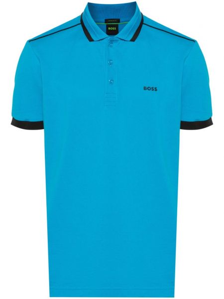 Poloshirt Boss blå