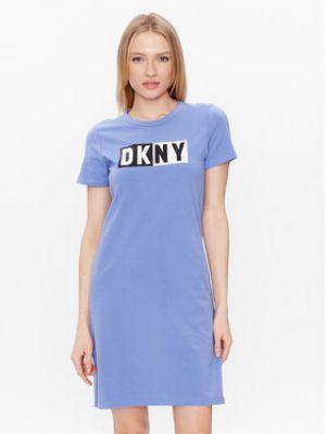 DKNY Sport Tenisové šaty DP2D4261 Modrá Classic Fit