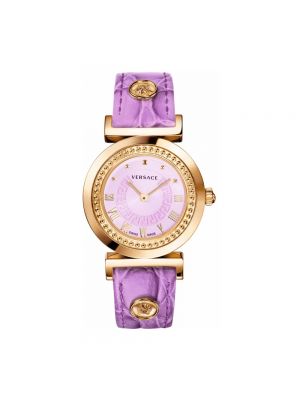 Armbanduhr aus roségold Versace