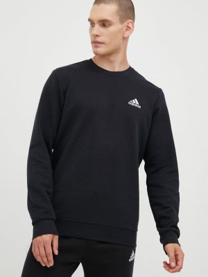 Hanorac din fleece Adidas negru